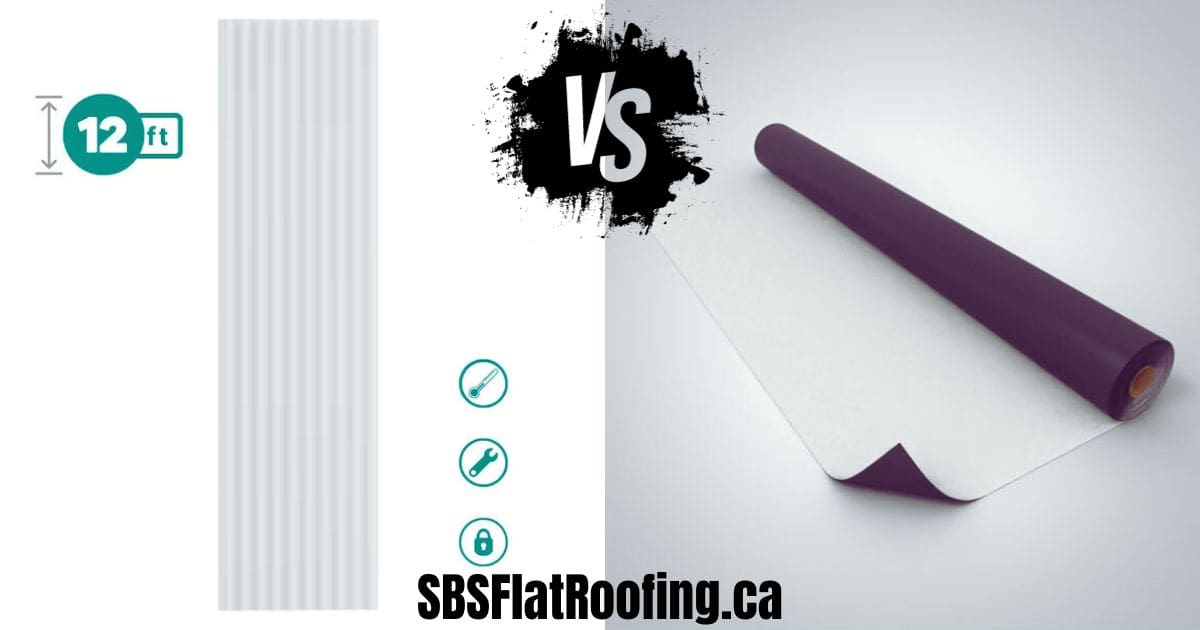 Rubber roof types and a versus badge